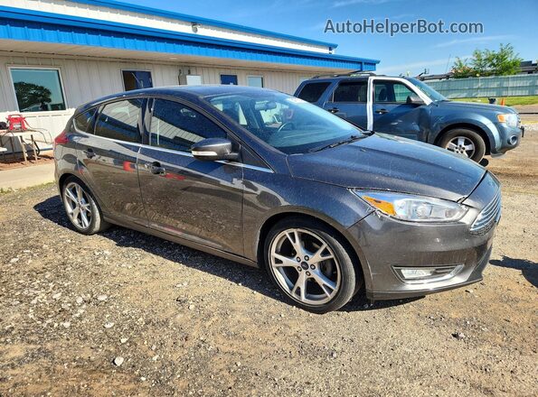1FADP3N29GL344224 2016 FORD FOCUS Серый Передняя правая четверть
