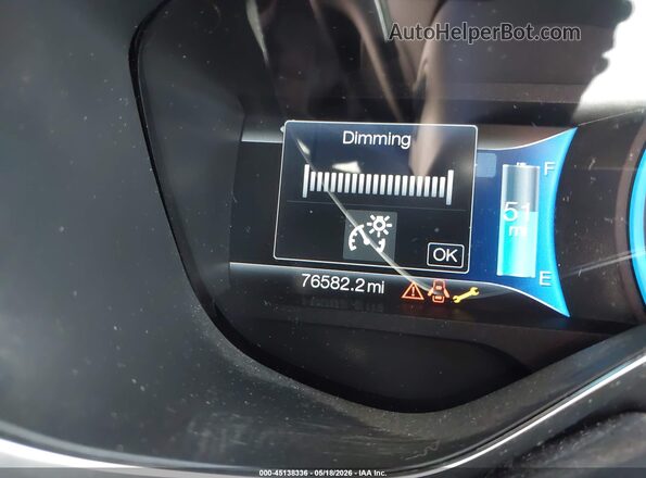 1FADP3R42HL263787 2017 FORD FOCUS ELECTRIC Red Vista del cuadro de instrumentos
