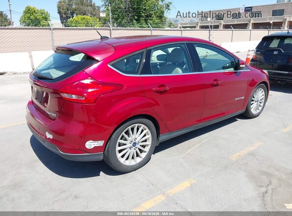 1FADP3R42HL263787 2017 FORD FOCUS ELECTRIC Red Trasero derecho
