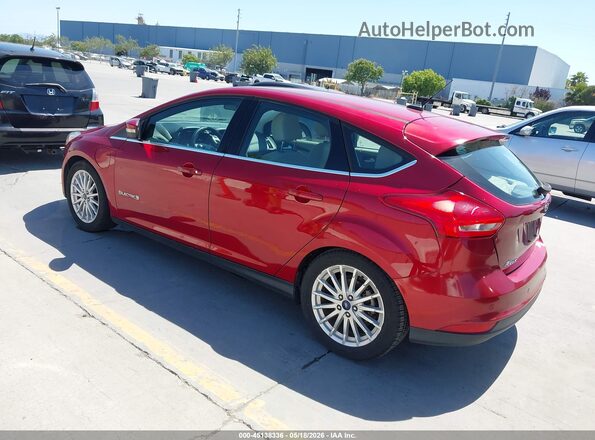 1FADP3R42HL263787 2017 FORD FOCUS ELECTRIC Red Trasero izquierdo