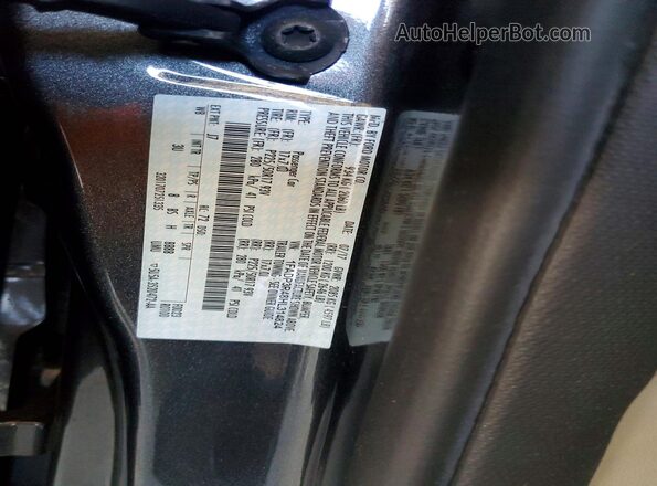 1FADP3R48HL314824 2017 FORD FOCUS Серый Вид подкапотного пространства