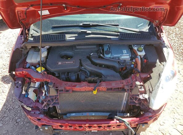 1FADP5AU8GL116847 2016 FORD C-MAX Красный Вид подкапотного пространства