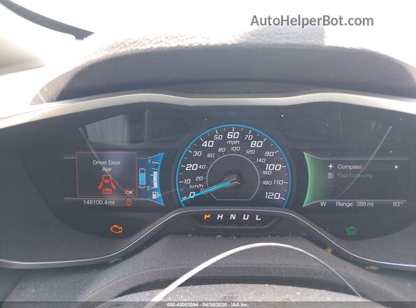 1FADP5AU9GL117148 2016 FORD C-MAX HYBRID Silver Vista de los asientos traseros