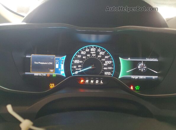 1FADP5BU4GL108999 2016 FORD C-MAX Silver Вид щитка приладів