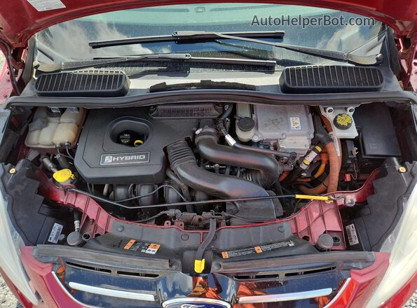 1FADP5BU7GL102954 2016 FORD C-MAX Бордовый Вид задней части салона