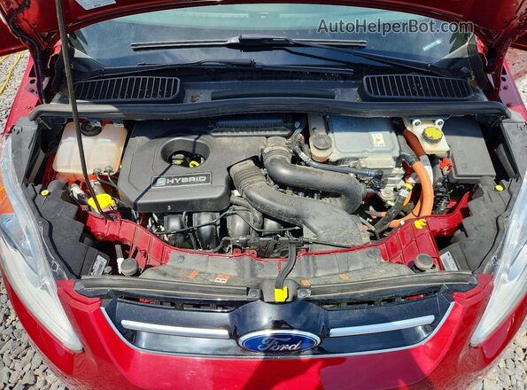 1FADP5BU7GL108673 2016 FORD C-MAX Красный Вид задней части салона