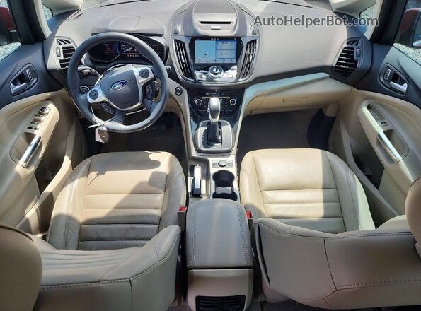 1FADP5BU7GL108673 2016 FORD C-MAX Красный Вид панели приборов