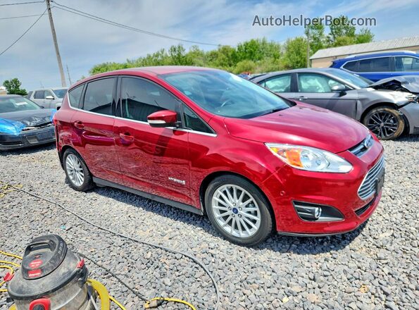 1FADP5BU7GL108673 2016 FORD C-MAX Красный Передняя правая четверть