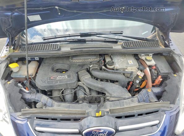 1FADP5CU6GL102894 2016 FORD C-MAX Синий Вид задней части салона
