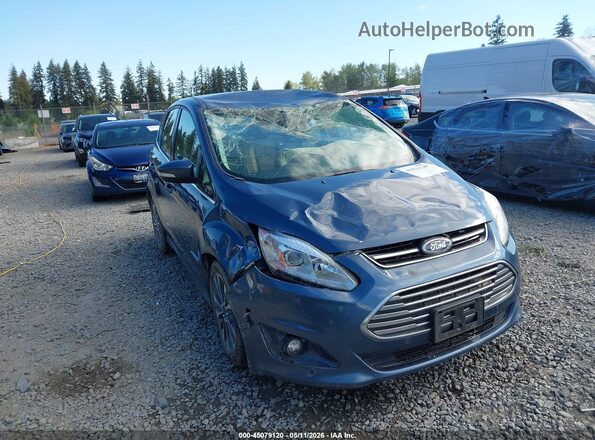 1FADP5DU7JL105583 2018 FORD C-MAX HYBRID Blue წინა ხედი