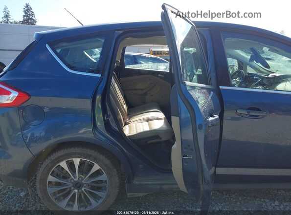 1FADP5DU7JL105583 2018 FORD C-MAX HYBRID Blue VIN კოდის სტიკერის ხედი