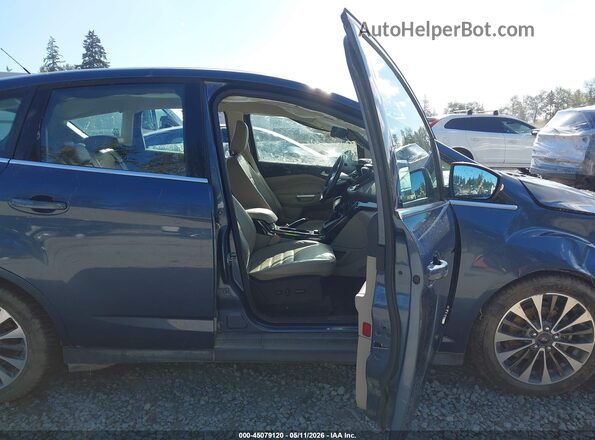 1FADP5DU7JL105583 2018 FORD C-MAX HYBRID Blue წინა სალონის ხედი