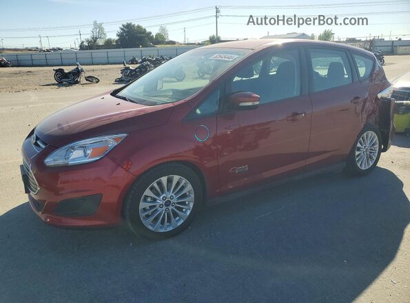1FADP5EU4HL102830 2017 FORD C-MAX Burgundy Передня ліва чверть