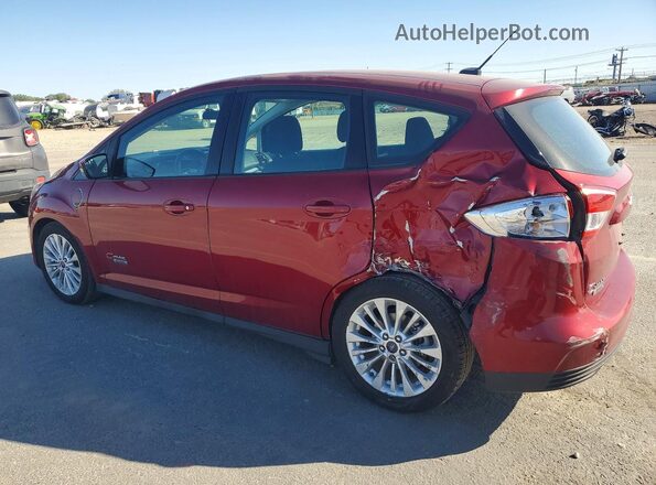 1FADP5EU4HL102830 2017 FORD C-MAX Burgundy Задня ліва чверть