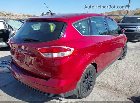 1FADP5FU3HL103787 2017 FORD C-MAX ENERGI Красный Задняя правая четверть