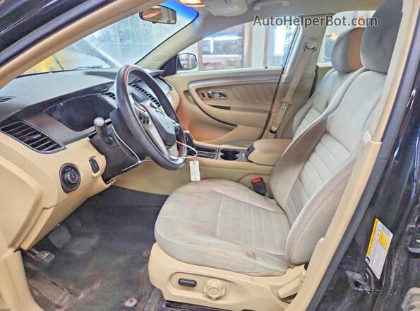 1FAHP2D81HG125916 2017 FORD TAURUS Black Widok wnętrza z przodu