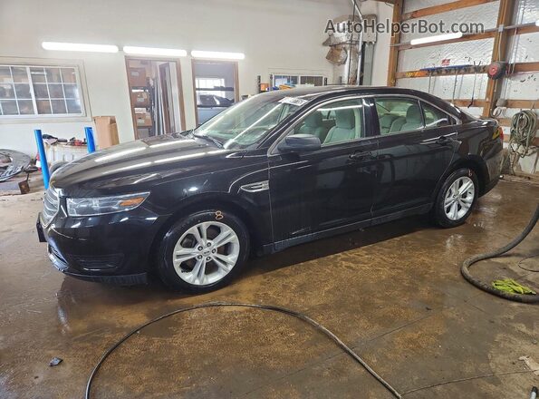 1FAHP2D81HG125916 2017 FORD TAURUS Black Przód lewy