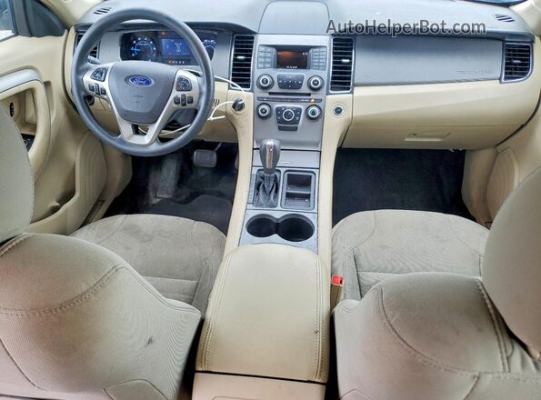 1FAHP2D83GG144904 2016 FORD TAURUS White Dashboard view