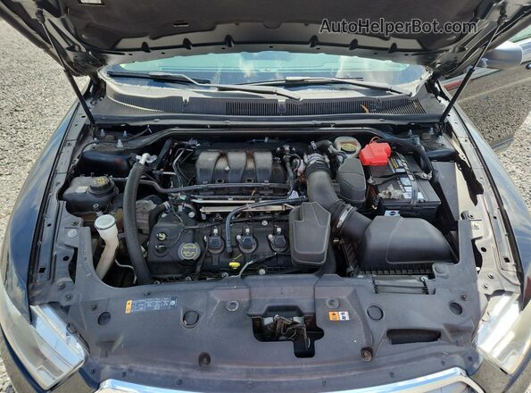 1FAHP2D85HG110240 2017 FORD TAURUS Черный Вид задней части салона