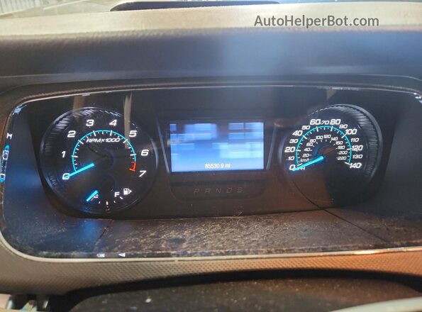 1FAHP2D87GG145358 2016 FORD TAURUS Коричневый Вид щитка приборов