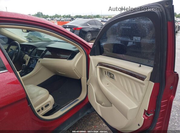 1FAHP2F83JG110434 2018 FORD TAURUS Красный Вид салона спереди