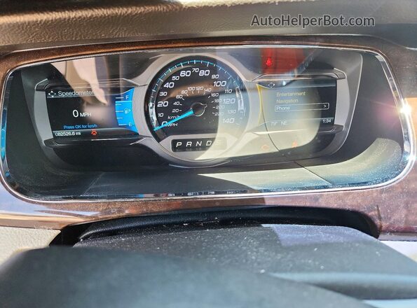 1FAHP2F83KG109463 2019 FORD TAURUS Белый Вид щитка приборов