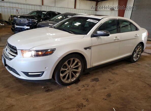 1FAHP2J83GG123765 2016 FORD TAURUS White წინა მარცხენა ხედი სამი მეოთხედიდან