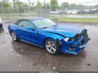 2017 Ford Mustang V6 Blue vin: 1FATP8EM3H5290127