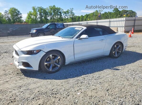 1FATP8EM4G5291494 2016 FORD MUSTANG White Առջևի ձախ երեք քառորդ տեսարան