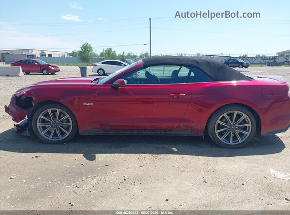 1FATP8FF2G5238664 2016 FORD MUSTANG Темно-бордовый Панорамный вид салона 360°