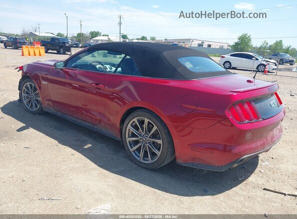 1FATP8FF2G5238664 2016 FORD MUSTANG Темно-бордовый Задняя левая четверть
