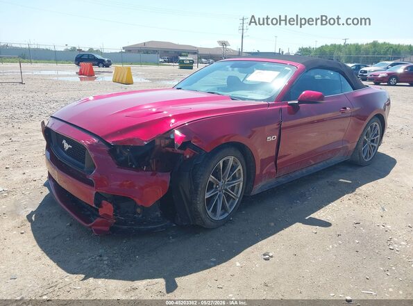 1FATP8FF2G5238664 2016 FORD MUSTANG Темно-бордовый Передняя левая четверть