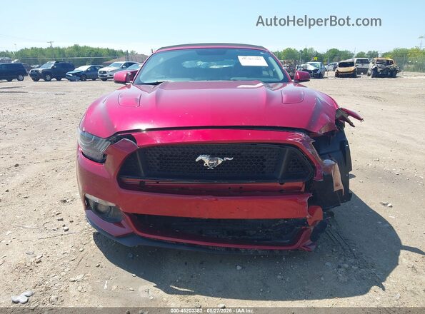 1FATP8FF2G5238664 2016 FORD MUSTANG Темно-бордовый Вид щитка приборов