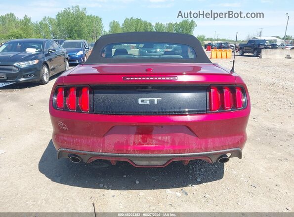1FATP8FF2G5238664 2016 FORD MUSTANG Темно-бордовый 