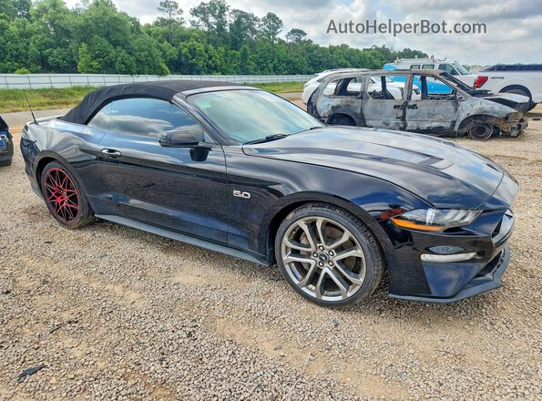 1FATP8FF3J5101501 2018 FORD MUSTANG Black Przód prawy