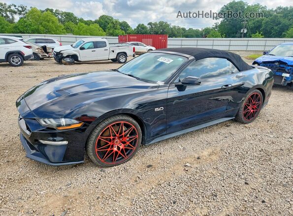1FATP8FF3J5101501 2018 FORD MUSTANG Black Przód lewy