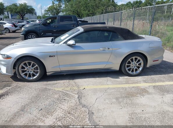 1FATP8FF9J5145292 2018 FORD MUSTANG Silver Widok wnętrza 360 stopni
