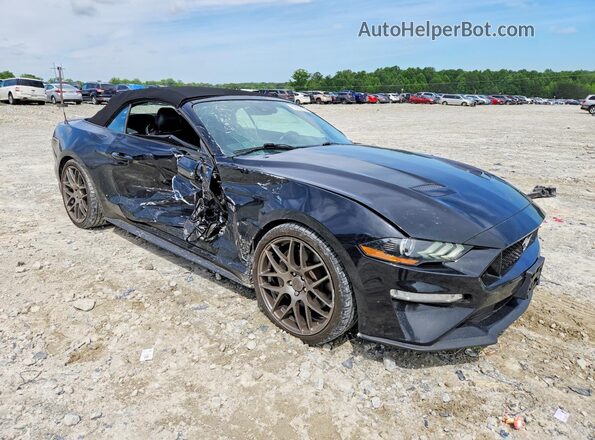 1FATP8FFXK5171580 2019 FORD MUSTANG Black Delantero derecho