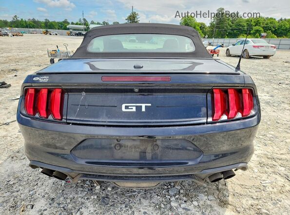 1FATP8FFXK5171580 2019 FORD MUSTANG Black Vista trasera