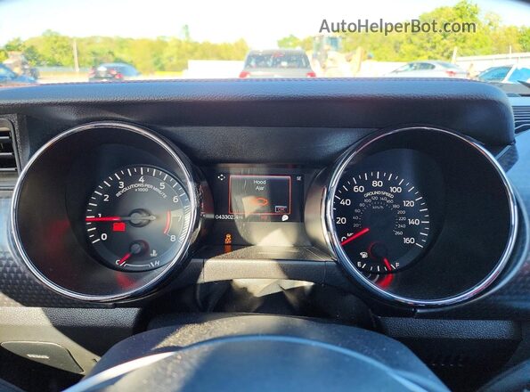 1FATP8UH0H5202946 2017 FORD MUSTANG Gray Widok zestawu wskaźników