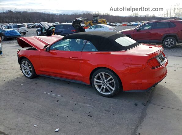 1FATP8UH0H5343550 2017 FORD MUSTANG Красный Задняя левая четверть