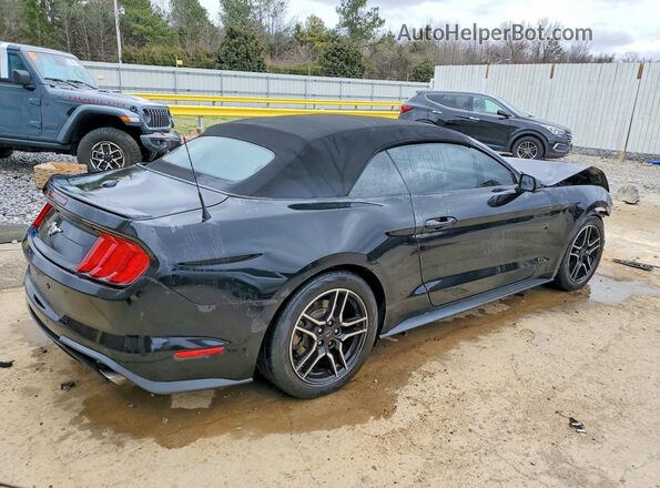 1FATP8UH0J5111231 2018 FORD MUSTANG Black Tył prawy