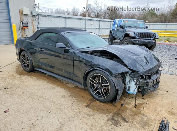 1FATP8UH0J5111231 2018 FORD MUSTANG Black Przód prawy
