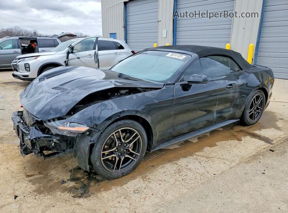 1FATP8UH0J5111231 2018 FORD MUSTANG Black Przód lewy