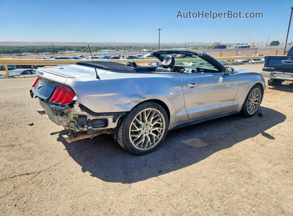 1FATP8UH0K5159930 2019 FORD MUSTANG Серебряный Задняя правая четверть