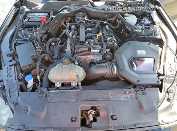 1FATP8UH0N5105712 2022 FORD MUSTANG Black Widok wnętrza z tyłu