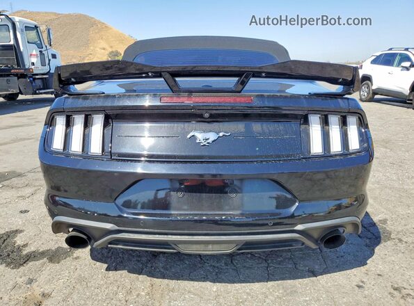 1FATP8UH0N5105712 2022 FORD MUSTANG Black Widok z tyłu