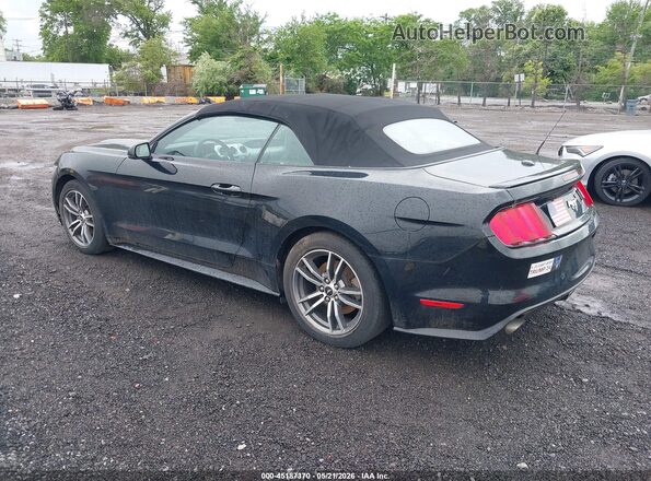 1FATP8UH1G5316159 2016 FORD MUSTANG Черный Задняя левая четверть