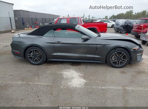 1FATP8UH2L5134464 2020 FORD MUSTANG Gray Widok wnętrza z tyłu