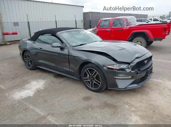 1FATP8UH2L5134464 2020 FORD MUSTANG Gray Przód prawy